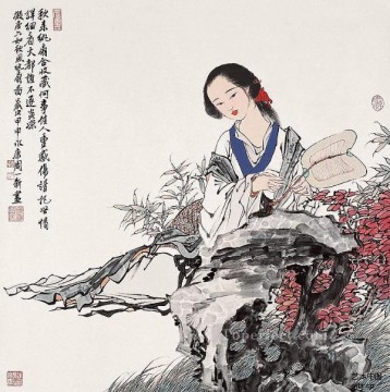 Zhou Yixin 8 アンティーク中国製 Oil Paintings
